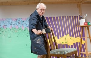 Author :ROUSSEL, Daniel Date : 09/02/2012 Studio portrait to promote Marcel Barbeau upcoming activities for fall 2012.
