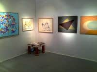 Detail of the Gallery Chauvy stand for the Art Élysées fair in Paris. October 2014.