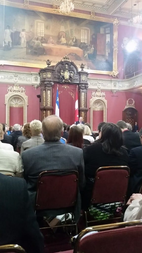 Speech by Prime Minister Philippe Couillard at the c