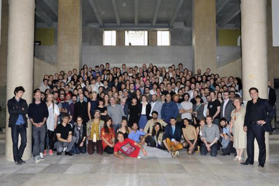 Vernissage de l'exposition Nouvelle Vague au Palais de Tokyo.  Juin 2013. © Didier Plowy http://palaisdetokyo.tumblr.com/page/6