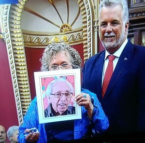 Ninon Gauthier et Philippe Couillard