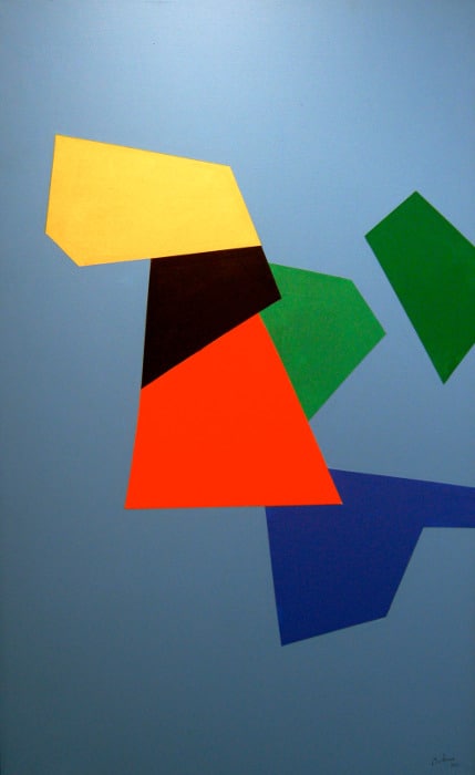 La Rosée de la nuit, 2007 acrylic on canvas, 51.2 × 31½
