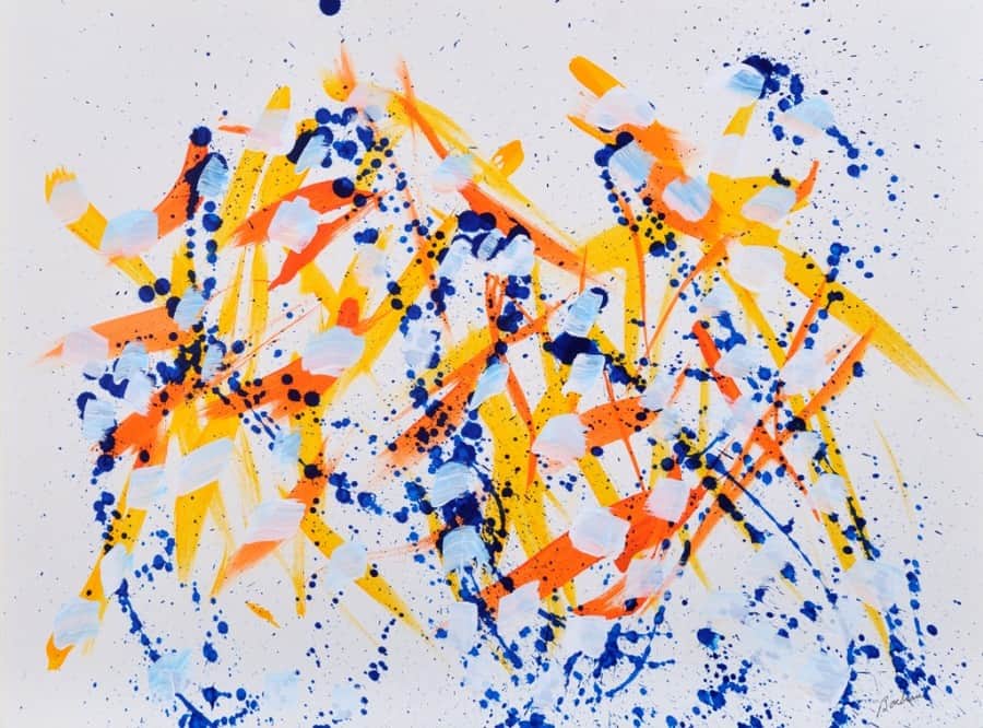 2007.006.D4. Floraison. 45.5 x 61 cm.
