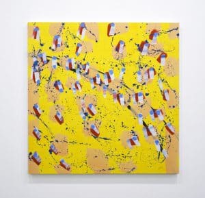 Les étoiles chavirent, 2013 Acrylic on canvas / 54" x 54"