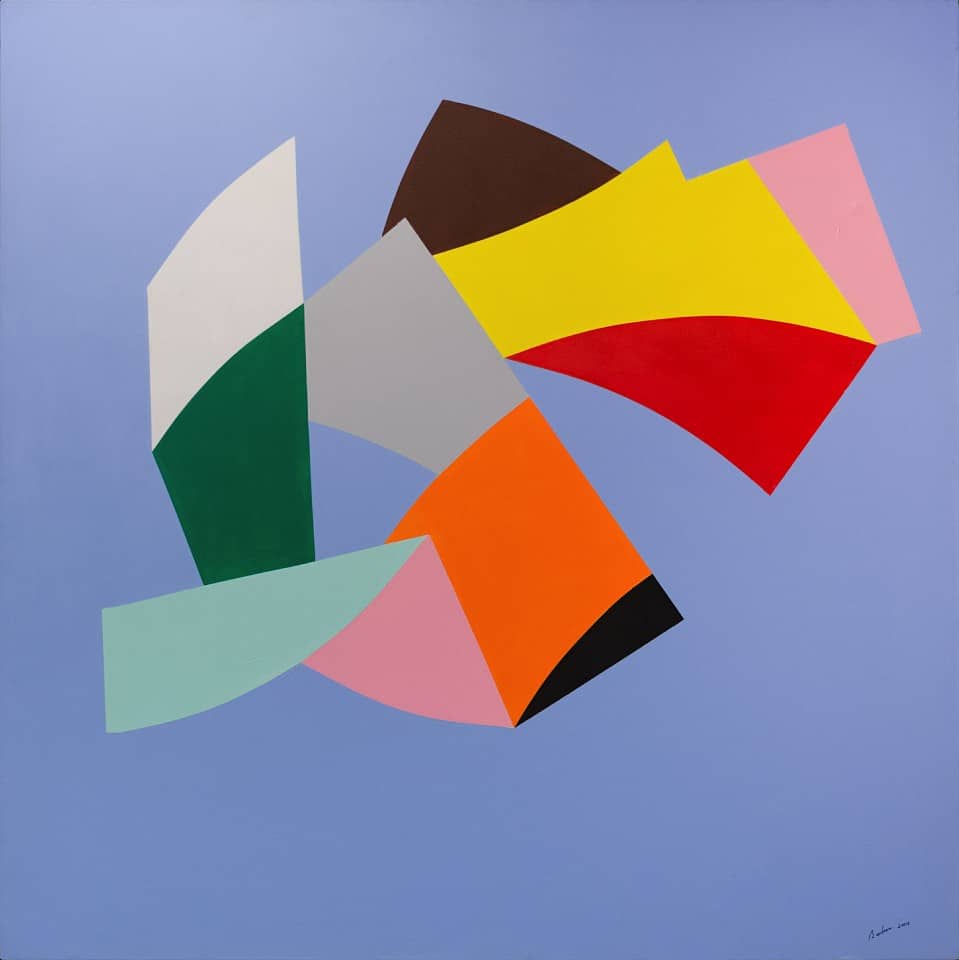 Marcel Barbeau, Diamants-Larmes, 2004. Présenté à la Galerie d’Este.